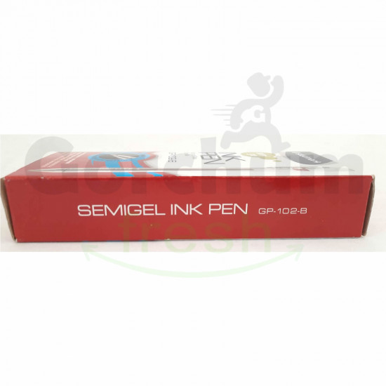 Studmark Red Semi Gel Ink Pen 0.7mm Metal Tip 12x1