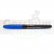 Studmark Blue Permanent Marker Fine Bullet Tip 3.8mm