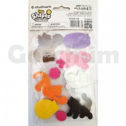 Studmark 3D Animal Foam Shapes Cat