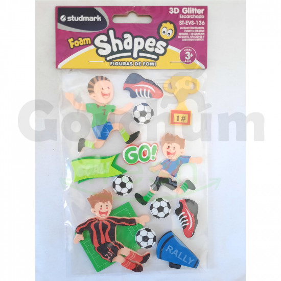 Studmark 3D Foam Shapes Soccer