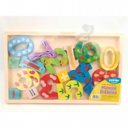 Pointer 0-9 Number Wooden Set Teaching Material 