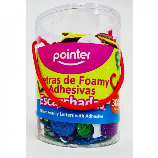 Pointer Glitter Foam Letters with Adhesive 300pcs