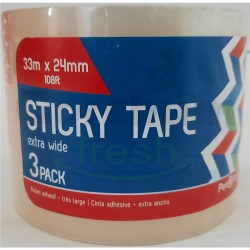 UBL Sticky Tape 1 Inch 3 Pack