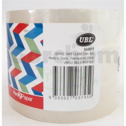 UBL Sticky Tape 1 Inch 3 Pack