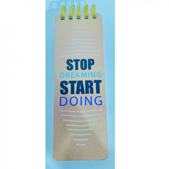 Stop Dreaming Motivational Memo Jotter Pad 150 Sheets