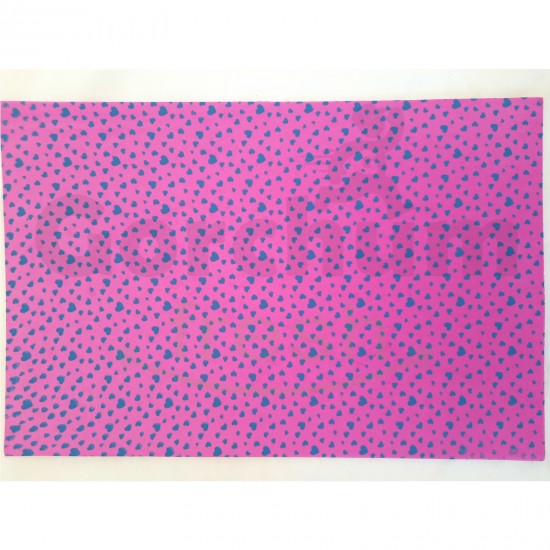 Pointer Dark Pink Heart Design Foam Sheet 19.5x29.5 cm