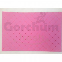 Pointer Pink Dotted Diamond Design Foam Sheet 19.5x29.5 cm