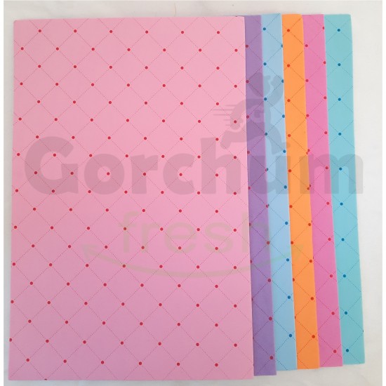 Pointer Purple Dotted Diamond Design Foam Sheet 19.5x29.5 cm