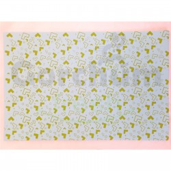 Pointer Light Blue L Pattern Design Foam Sheet 19.5x29.5 cm