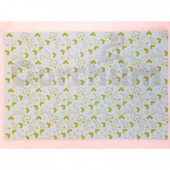 Pointer Light Blue L Pattern Design Foam Sheet 19.5x29.5 cm