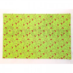 Pointer Light Green L Pattern Design Foam Sheet 19.5x29.5 cm