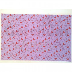 Pointer Purple L Pattern Design Foam Sheet 19.5x29.5 cm