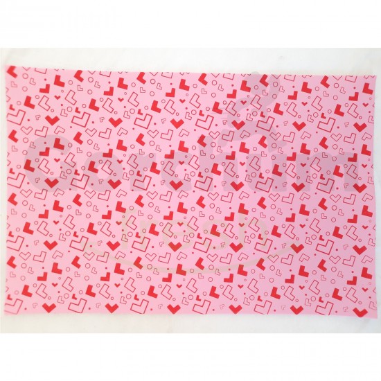 Pointer Light Pink L Pattern Design Foam Sheet 19.5x29.5 cm