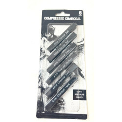 Compressed Charcoal 6 Pack