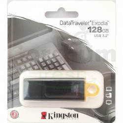 Kingston DataTraveler Flash Drive 128GB USB 3.2