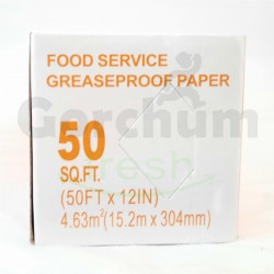 Food Service Greaseproof Paper 50 sqft