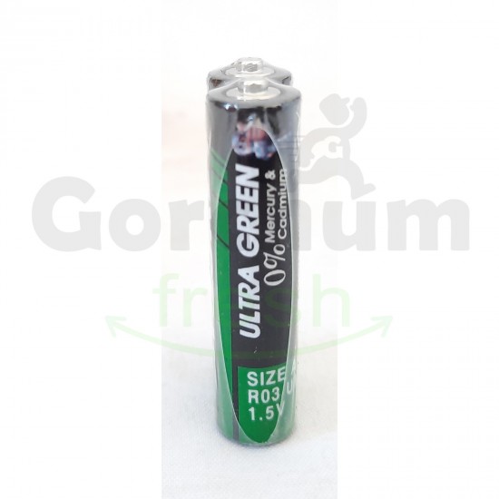 Rocket Ultra Green AAA Dry Battery 1.5 Volts 2 Batteries