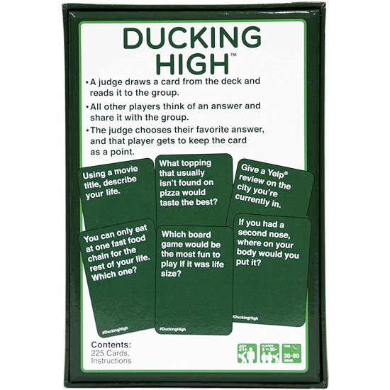 Ducking High Card Game