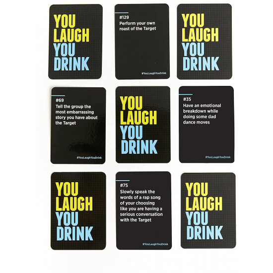 You Laugh You Drink Card Game