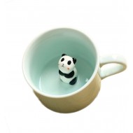 3D Mug with Panda Figurine 8oz