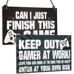 Keep Out Sign Gamer 7.9 inch x 3.9 inch