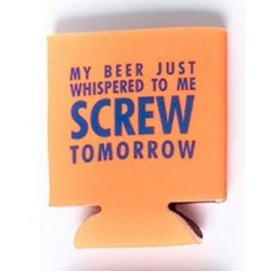 Screw Tomorrow Slim Beer Coolie