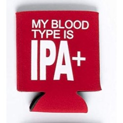 My Blood Type Slim Beer Coolie