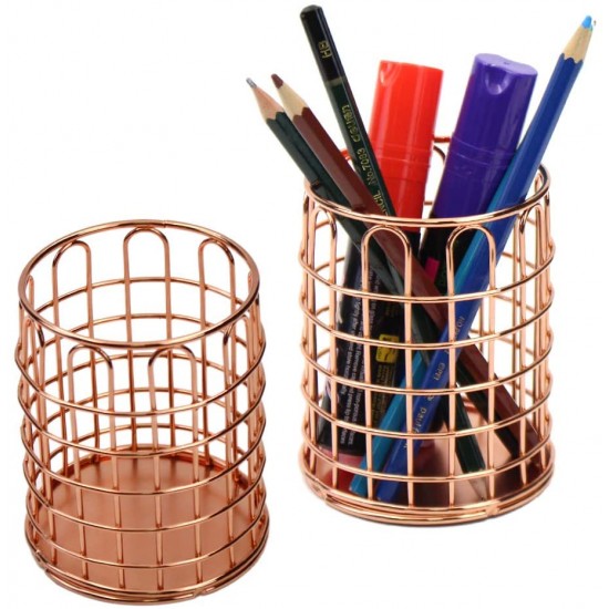 Rose Gold Mesh Organizer