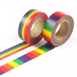 Rainbow Washi Tape Vertical