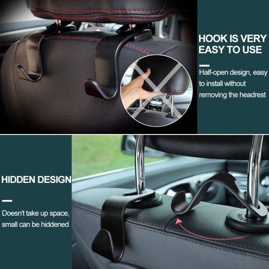 Car Seat Gap Filler with Hooks