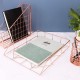 Rose Gold Desk Organizer Set