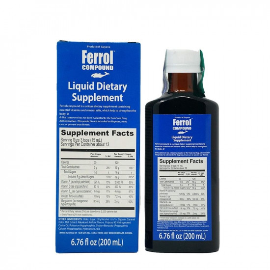 Ferrol Multivitamins with Iron Dietary Supplement 200ml