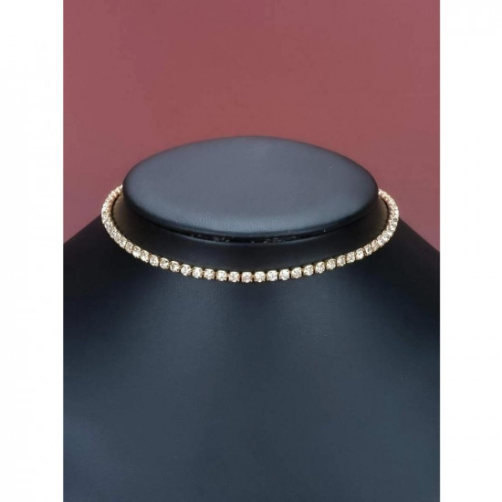 Rhinestone Choker Necklace