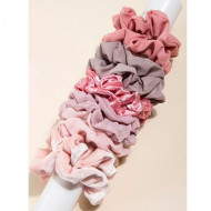 Pink Scrunchie Set 12pcs