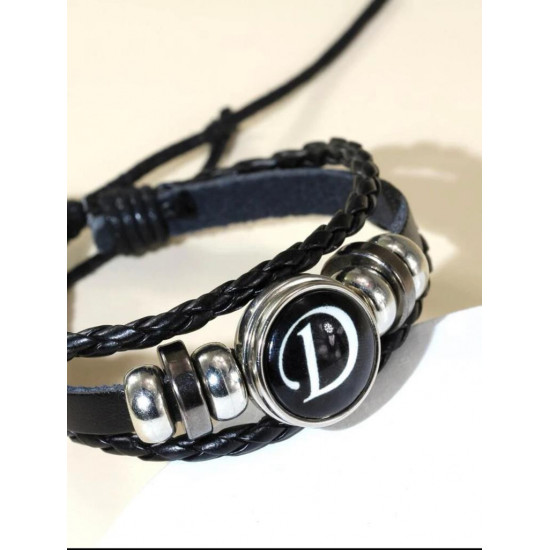 Letter Graphic Bracelet D