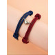 Magnetic Detail Multicolour Couples Bracelet 2pcs