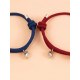 Magnetic Detail Multicolour Couples Bracelet 2pcs