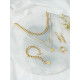 Letter and Decor Jewelry Set 5pcs