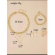 Round Decor Jewelry Set 5pcs