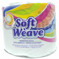 Soft Weave Bathroom Tissue 2 ply Single Roll 280 sheet per roll