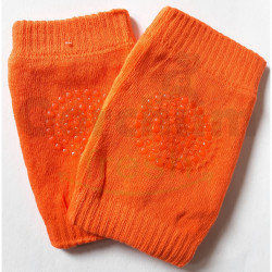 Baby Knee Pad Socks Orange