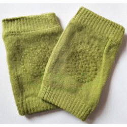 Baby Knee Pad Socks Ollive Green