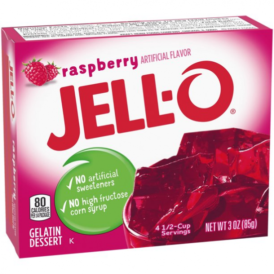 Raspberry Artificial Flavor Jell-o 85g