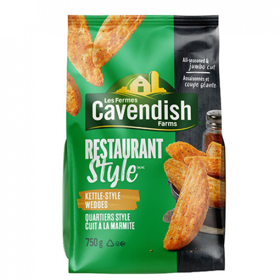 Cavendish Farm RS Kettle Style Frozen Wedges 750g