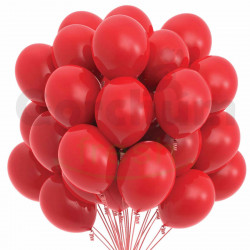Red 20 Pcs Party Balloons 