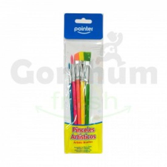 Pointer Artist Brush 6pc 3yr +