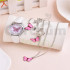 Butterfly Print Dial Quartz Watch & 3pcs Jewelry Set White 