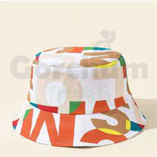 Letter Graphic Bucket Hat 