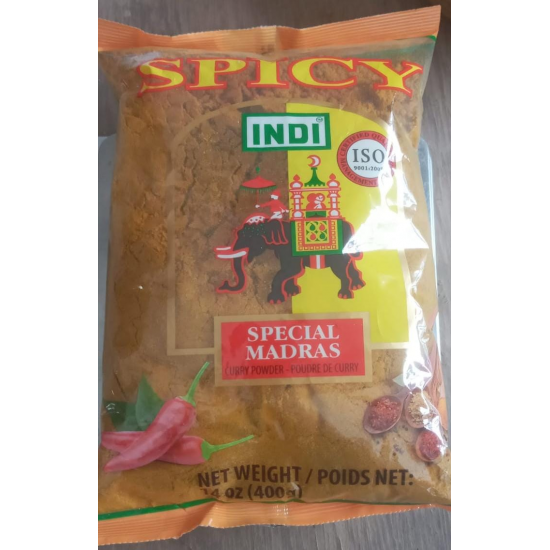 Indi Special Madras Spicy Curry Powder 400g