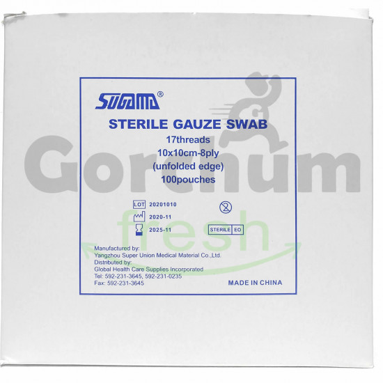 Sugama Sterile Gauze Swab 10 x 10cm